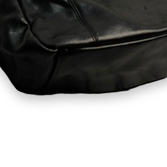 Madison Studio Leather Shoulder Bag Women's Black Pockets Retro Lined Zip - Picture 7 of 15